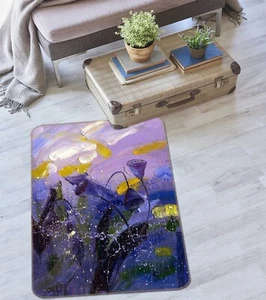 3D Blue Lotus Seed 466 Non Slip Rug Mat Room Mat Elegant Photo Carpet Coco - Picture 1 of 4