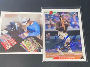Trent Grisham San Diego Padres 2020 Autographed Signed Bowman Heritage Card ~ - Picture 1 of 1