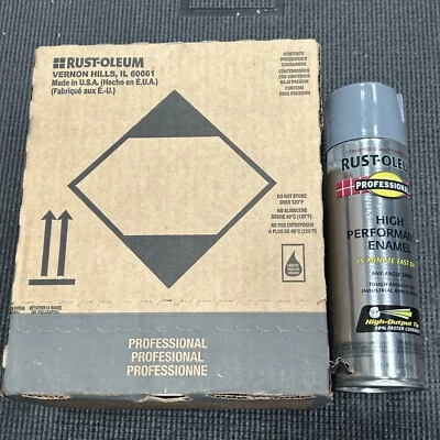 Rust-Oleum 7587-838 Dark Machine Gray Enamel Spray Paint 15 oz. (Pack of 6) - Image 1 of 4