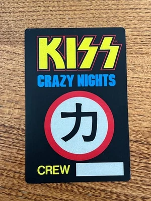 Kiss Crazy Nights Backstage Pass - Image 1 of 2