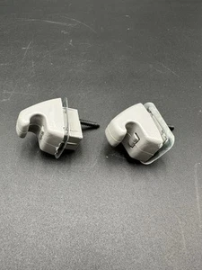 2 pcs Grey Sun Visor Support Clip Fit for Chevy Silverado Suburban 2500 2015 - Picture 1 of 5