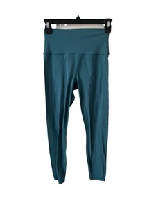 Athleta Damen kleine türkisgrüne butterweiche Transcend 7/8 Activewear Tights G5 - Bild 1 von 15