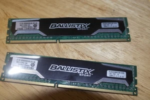 Ballistix Sport  bg112n2.d9  .d8 DDR3 RAM (2X4GB) 1600MHz - Picture 1 of 3