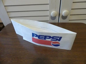Vintage Pepsi Paper Hat Soda Jerk Fountain NOS Advertising Cap - Picture 1 of 3