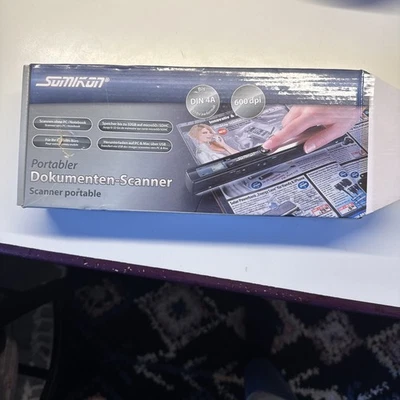 Somikon Tragbarer Dokument Scanner, Handscanner ohne PC auf Mikro SD Card - Bild 1 von 4