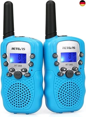 Retevis RT388 Kinder Walkie Talkie, Spielzeug mit großer Reichweite für 3-12 J