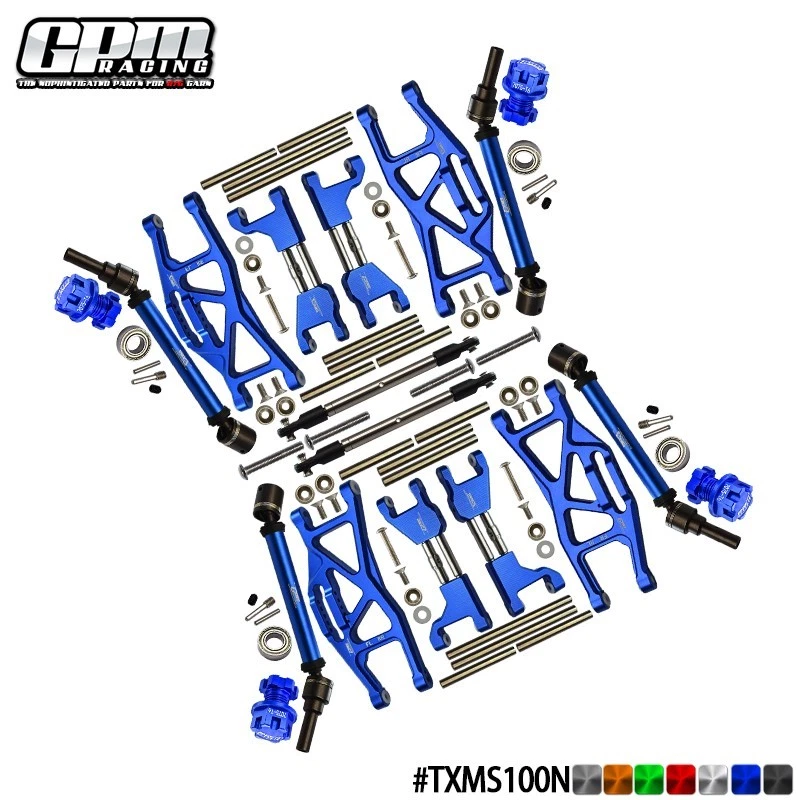 Upper+Lower Arms+Drive Shaft+Hex Adapter+Wheel Lock+Steering Tie