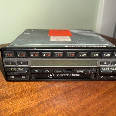 Becker Radio 002 820 76 86AM/FM Stereo Cassette | OEM Mercedes UNTESTED - Image 1 of 4