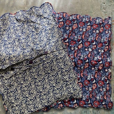 Juego de 2 fundas de almohada de corazón victoriano de colección con volantes acolchados Cottagecore Farmhouse Foto 1 de 4