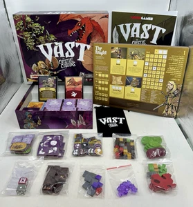 Vast: The Crystal Caverns gioco da tavolo Kickstarter, aperto completo - mai usato - Foto 1 di 12