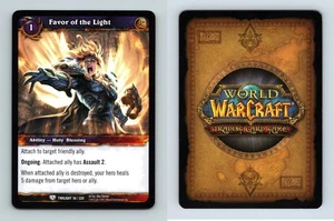 Favor Of The Light #56 Twilight Of The Dragons Common Warcraft TCG Card - Picture 1 of 1