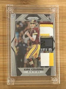 RARA #/5- MALATA etichetta lavanderia/gioco usata maglia Kirk Cousins 2022 Jersey Fusion - Foto 1 di 9