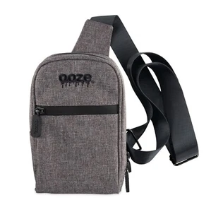 Bolso Bandolera Ooze Gris Forrado en Carbono a Prueba de Olores - Riñonera Inodora Bolso Cintura - Imagen 1 de 13