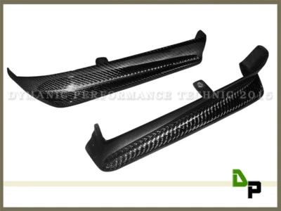 Divisor de para-choque traseiro de fibra de carbono estilo STI complemento lábio para SUBARU WRX STI 15-17 - Imagem 1 de 2