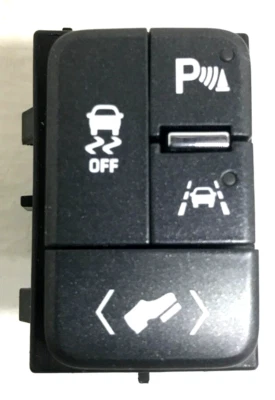 2016 - 2020 GMC YUKON SLT TRACTION CONTROL PARK & LANE ASSIST SWITCH PANEL - Image 1 of 4