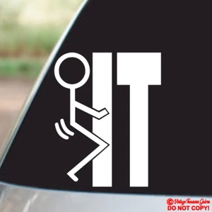 F**K IT Vinyl Decal Sticker Car Window Wall Rear Bumper Screw JDM ILLEST DOPE - Picture 1 of 6