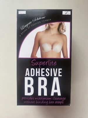 Fashion Forms Women's Bra C Cup Nude Superlite Adhesive Strapless Backless New - Image 1 of 4