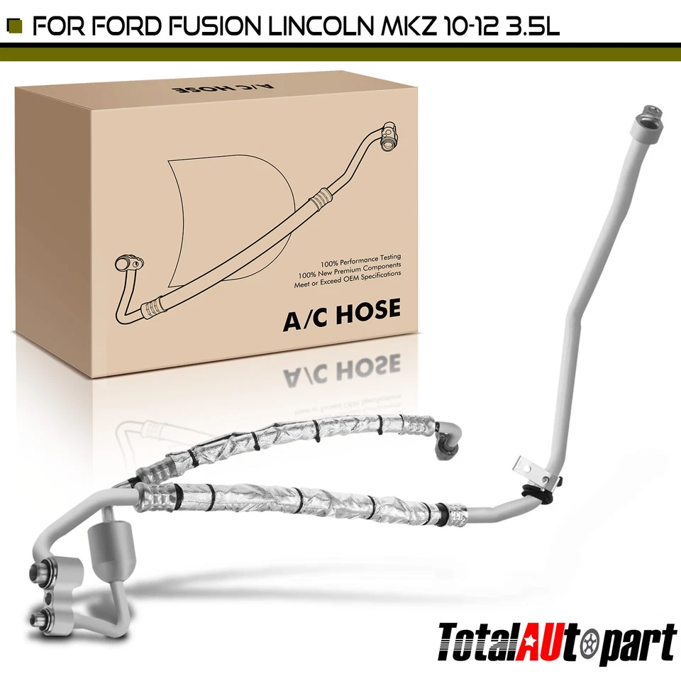 Conjunto de succión y descarga de aire acondicionado para Ford Fusion Lincoln MKZ 2010-2012 V6 3,5 L Foto 1 de 4