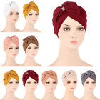 Muslim Women Hijab Chemo Cap Turban Hat Headwrap Scarf Bonnet Hair Loss Beanies