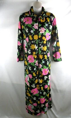 RARO DE COLECCIÓN MOD AÑOS 60 ESTRELLA DE CINE MUJER Floral Moo Moo Camisón Vestido de Casa L-XL Foto 1 de 4