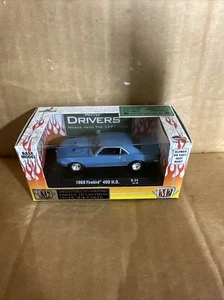 M2 Auto Drivers 1968 Pontiac Firebird 400 HO, Blue, R24 13-18, 1/64 - Picture 1 of 2