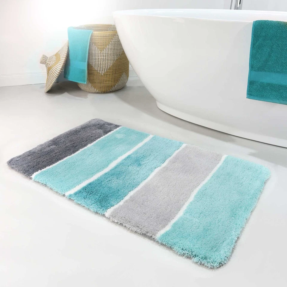 Badteppich rutschfest waschbar weich – Badematte für modernes Badezimmer - Bild 1 von 1