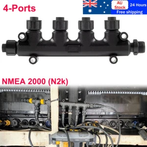 NMEA 2000 N2K 4-Port MultiPort T-Connector for Garmin Lowrance Simrad B&G Navico - Picture 1 of 12