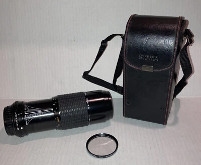 Sigma Zoom-III f=75~210mm Macro Lens With Case And Habuka 52mm Skylight - Image 1 of 4