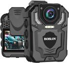BOBLOV 1440P Body Camera with Auto Night Vision Camcorder Police Security Guard