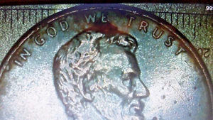 2007 D Zinc Lincoln Penny Error Unplaited Planchet Struck - Picture 1 of 5
