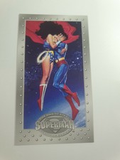 Skybox 1994 Platinum Series The Man of Steel Superman Large Trading Card 46