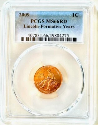 2009 1C PCGS MS66RD Lincoln-Formative Years - Image 1 of 3