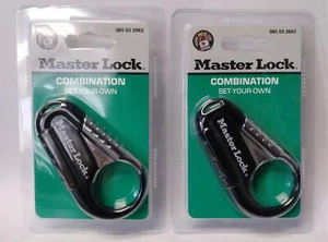 Master Lock 1547DTGT Combination Set-Your-Own Backpack Padlock (2 Packs) - Picture 1 of 3