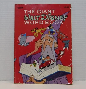 Vintage 1972 *The Giant Walt Disney Word Book* Paperback - Golden Book - Picture 1 of 23
