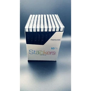 Fundas rígidas CD DVD paquete de 9 apiladores Memorex - Imagen 1 de 8