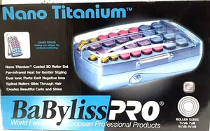 BaByliss PRO BABNTHS40 Nano Titanium Professional 30 Roller Hairsetter - Picture 1 of 12