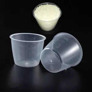 2Pcs 160ml Plastic Kitchen Rice Cooker Grade PP Rice Food Measuring Cups Tool - Picture 1 of 9