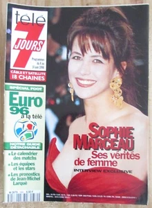 PROGRAMME TÉLÉVISION TÉLÉ 7 JOURS N° 1880 du 8 au 14 Juin 1996 SOPHIE MARCEAU - Picture 1 of 1