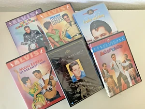 Elvis Presley Film & Musik-DVD-Sammlung mit 6 brandneuen DVDs, NEU & OVP - Bild 1 von 5