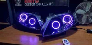 Ford Falcon FG MK2 G6E FPV XT Headlights RGB Angel Halo Rings - Picture 1 of 5