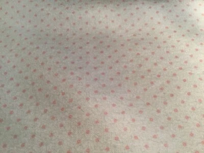 Edredón edredón de algodón tamaño cuna rosa lunares hecho a mano cremallera completa Foto 1 de 4