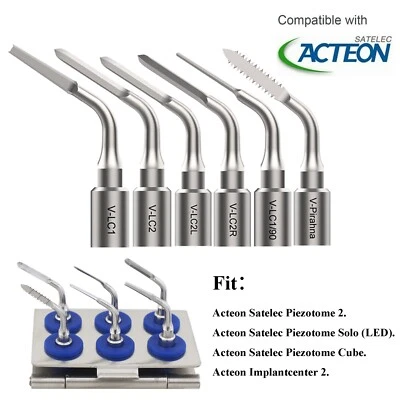 Dental Ultrasonic Extraction Kit Acteon Satelec Piezotome Cube Tips LC2 LC2L LC1 - Image 1 of 4