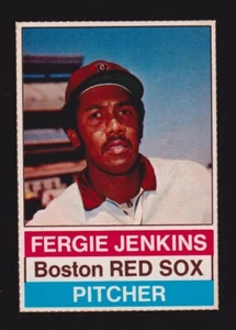 Hostess #138 1976 Fergie Jenkins Boston Red Sox (Líneas completas) casi nuevo B - Imagen 1 de 2