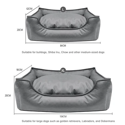 1-Имитация кожи технологии водонепроницаемый собаки кровать домашнего животного диван кошки расходные материалы RSLE - Изображение 1 из 4