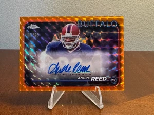 2024 Topps Cromo - Autógrafos Andre Reed #BA-ARE Refractor Naranja/25 (AU) - Imagen 1 de 2