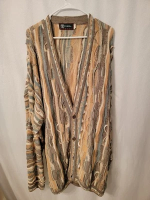 Vintage Tundra Canada Knit Cardigan Coogi Style 2XL - Image 1 of 4
