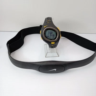 Reloj deportivo Nike Triax C6 SM0014 con correa HRM - batería nueva, enciende Foto 1 de 4
