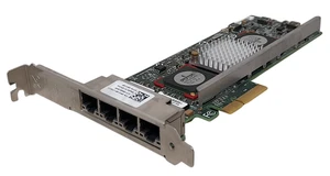 Dell R519P 0R519P 4-Port PCIe Ethernet Adapter Card Broadcom BCM95709A0906G - Picture 1 of 3