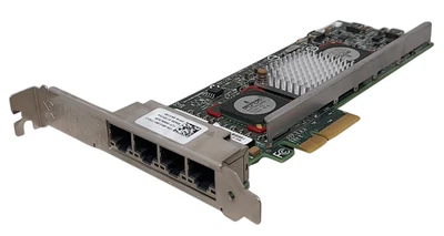 Dell R519P 0R519P 4-Port PCIe Ethernet Adapter Card Broadcom BCM95709A0906G - Image 1 of 3
