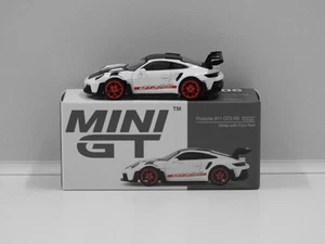 1:64 Porsche 911 GT3 RS "Weissach Package" (Whire/Pyro Red) (Opened, Unsealed) T - Picture 1 of 1